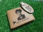 Premium Customized Men’s Wallet & Keychain Combo| Engraved Wallet and Keychain Set for Him | Personalized Wallet and Keychain Gift Set
